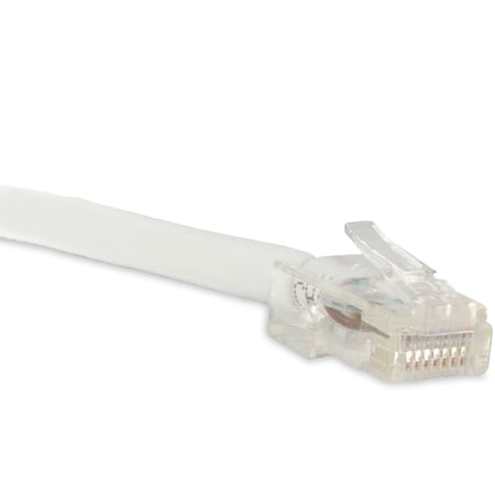 Enet Cat5E White 10Ft No Boot Patch Cable C5E-WH-NB-10-ENC